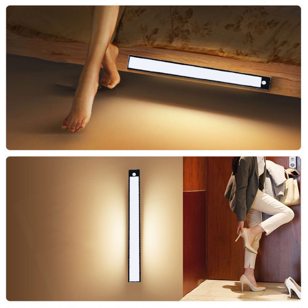 Đèn cảm biến thông minh, tự động sáng khi đến gần, gắn tường, tủ đồ, cạnh giường, nhà bếp, WC,... có công tắc điều chỉnh