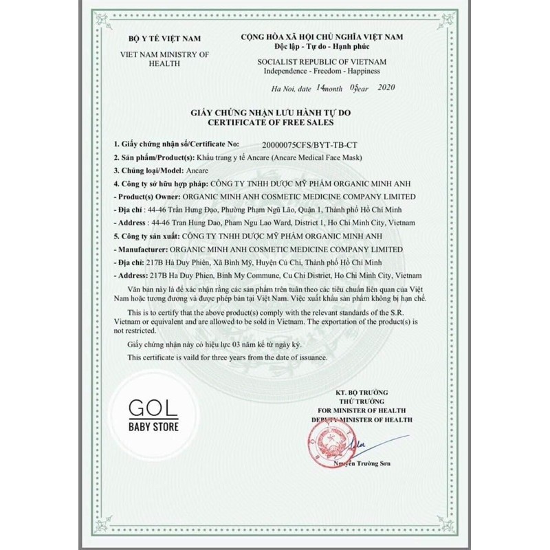 KHẨU TRANG Y TẾ 3 LỚP KHÁNG KHUẨN HỘP 50 CÁI | BigBuy360 - bigbuy360.vn