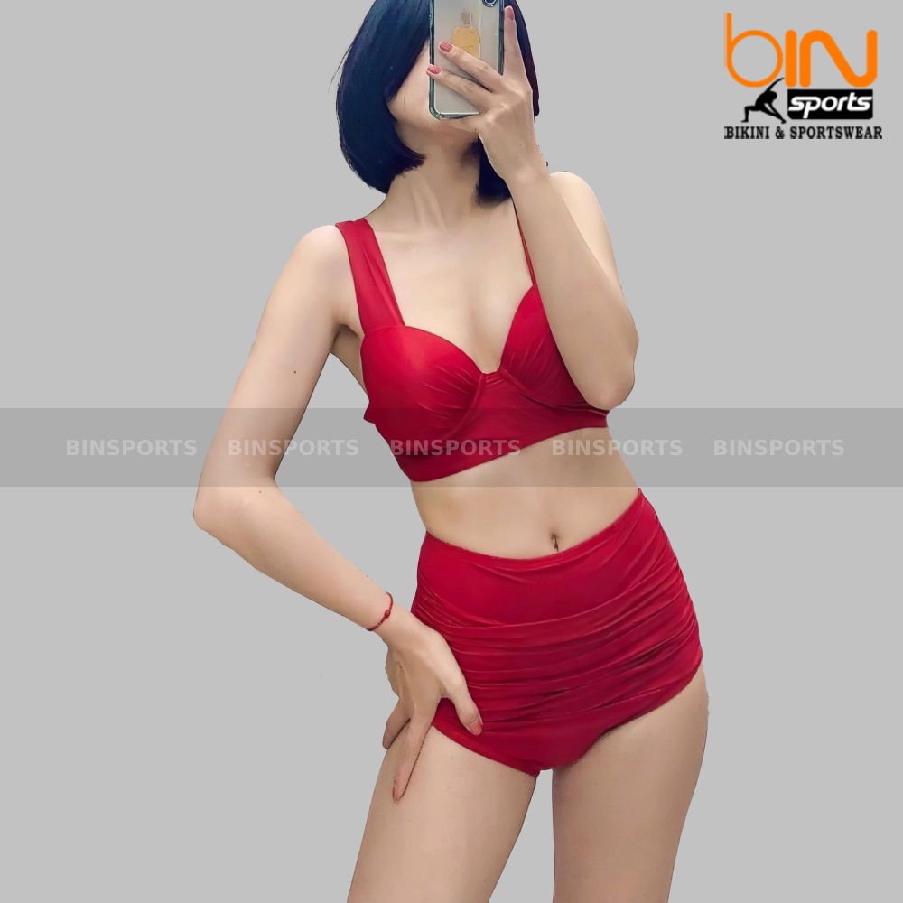 Đồ Bơi Nữ Hai Mảnh Sexy Mặc Đi Biển Freesize Bin Sports BHV036