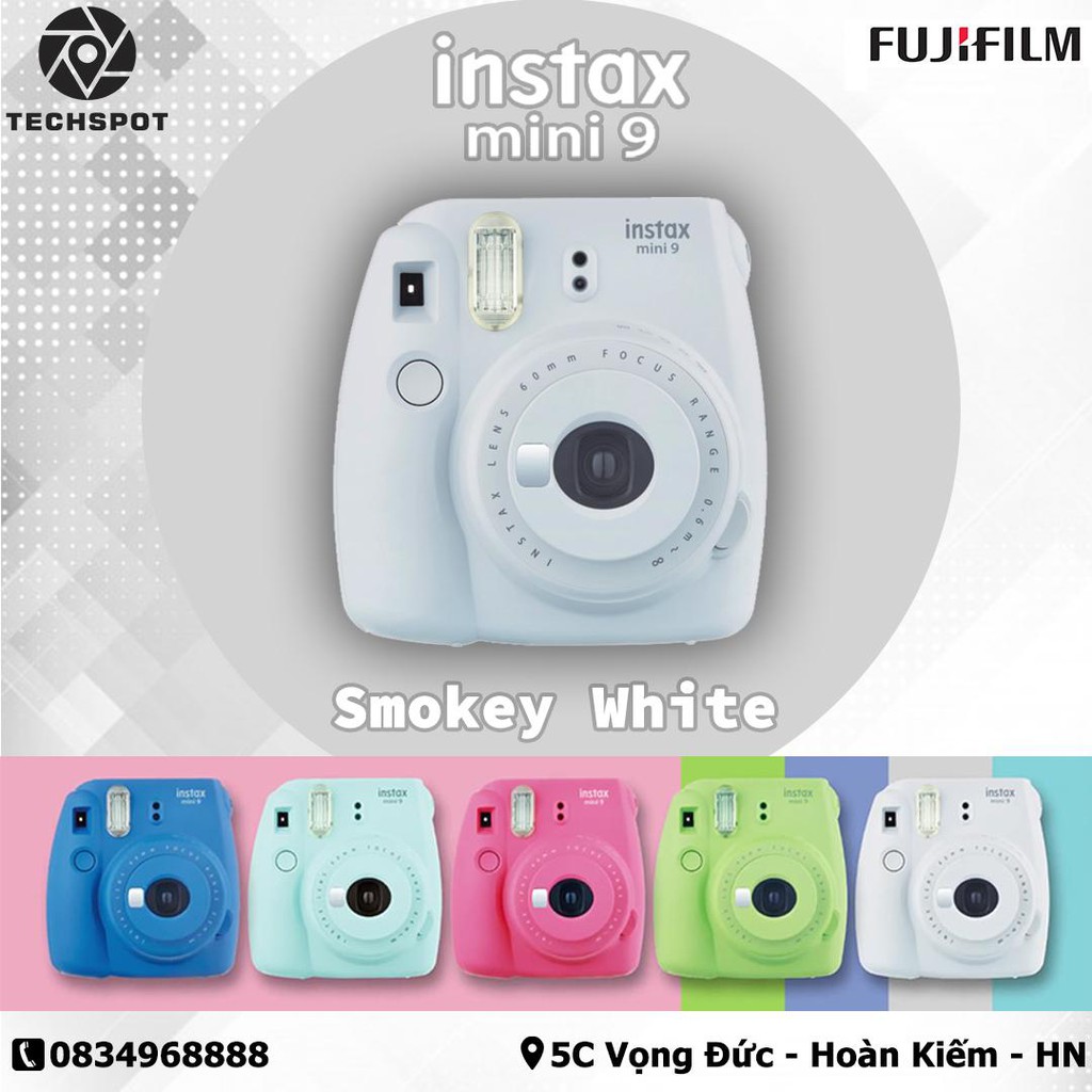 Máy ảnh chụp lấy ngay Fujifilm Instax mini 9 - Hãng phân phối + Phim 10 tấm