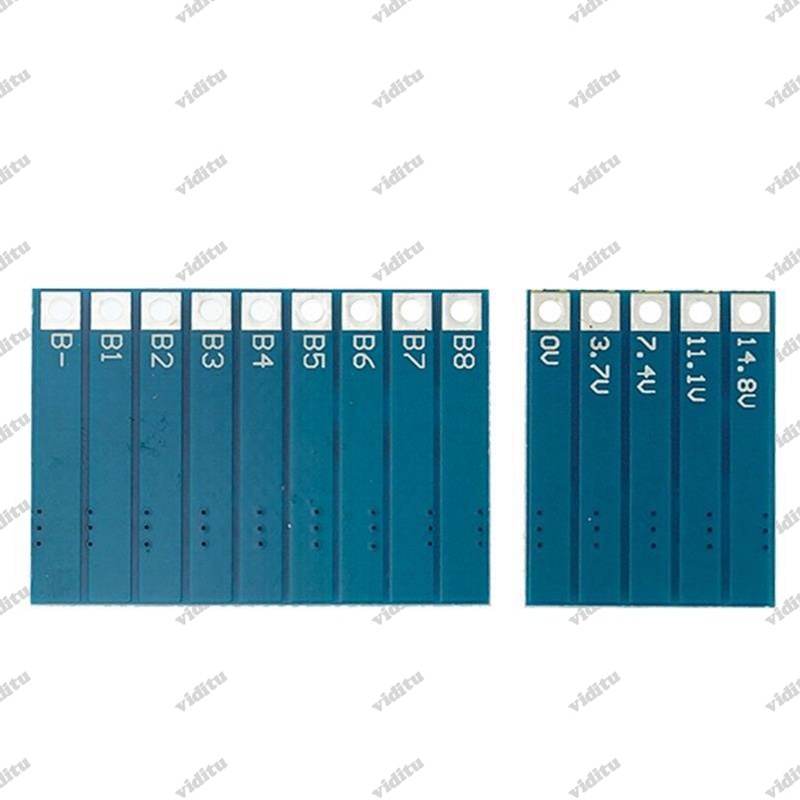 Mạch cân bằng 3S 4S 5S 6S 7S 8S thụ động bảo vệ pin Li-ion lithium 18650 4.2V 68mA - 18650 Li-ion battery Balance