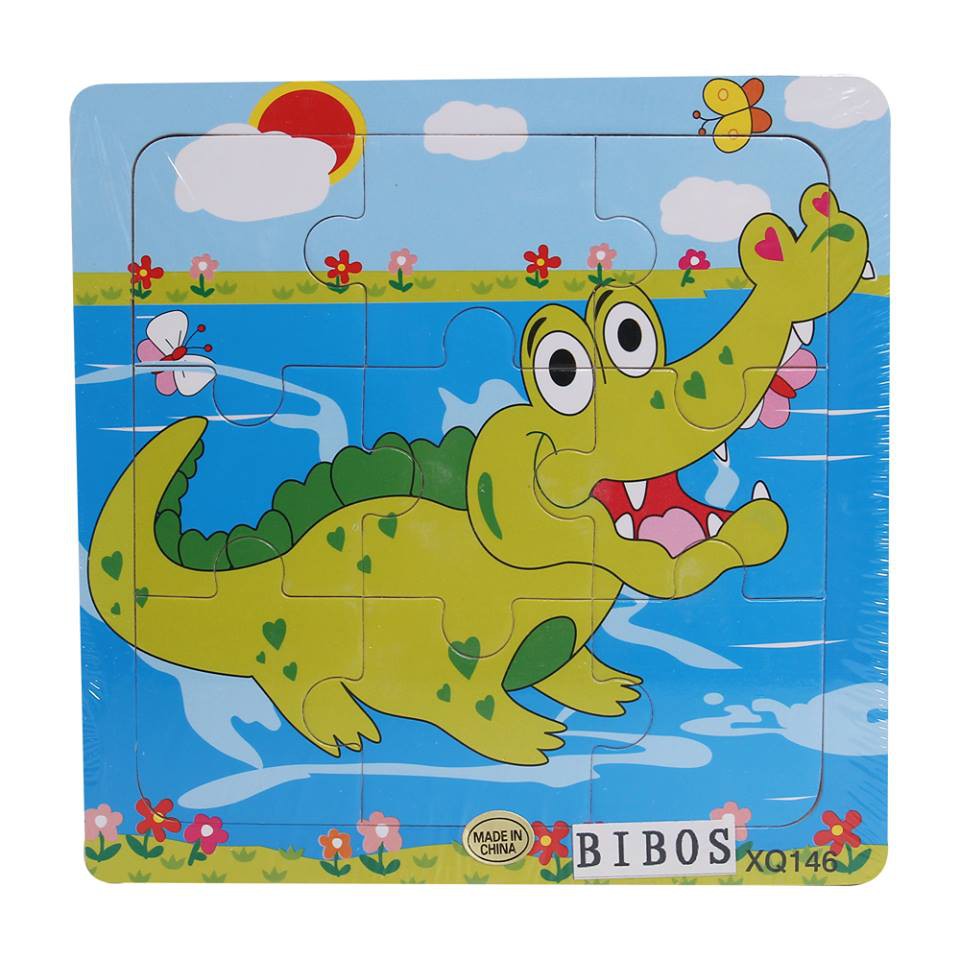 Lẻ Bộ 20 Tranh Gỗ Ghép Hình Con Vật, Giao Thông Ngộ Nghĩnh Cho Bé Yêu (Hình Ngẫu Nhiên)