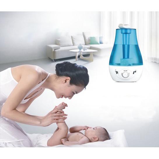 Phun sương siêu âm 3 lít Connie J204 tạo độ ẩm làm mát phòng.