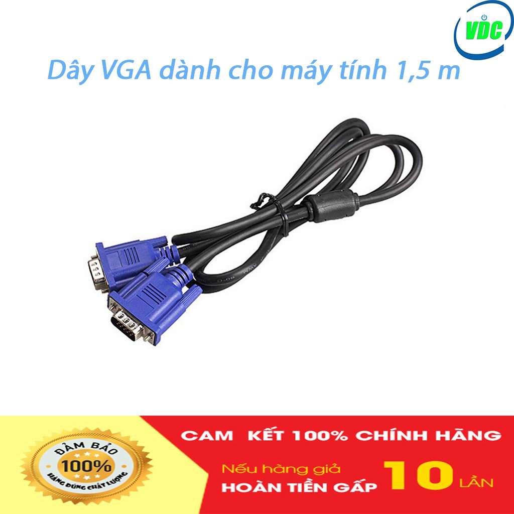 VGA - Dây VGA dành cho máy tính 1,5 m