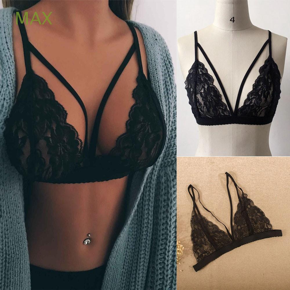 Áo bralette tam giác ren phối dây quyến rũ