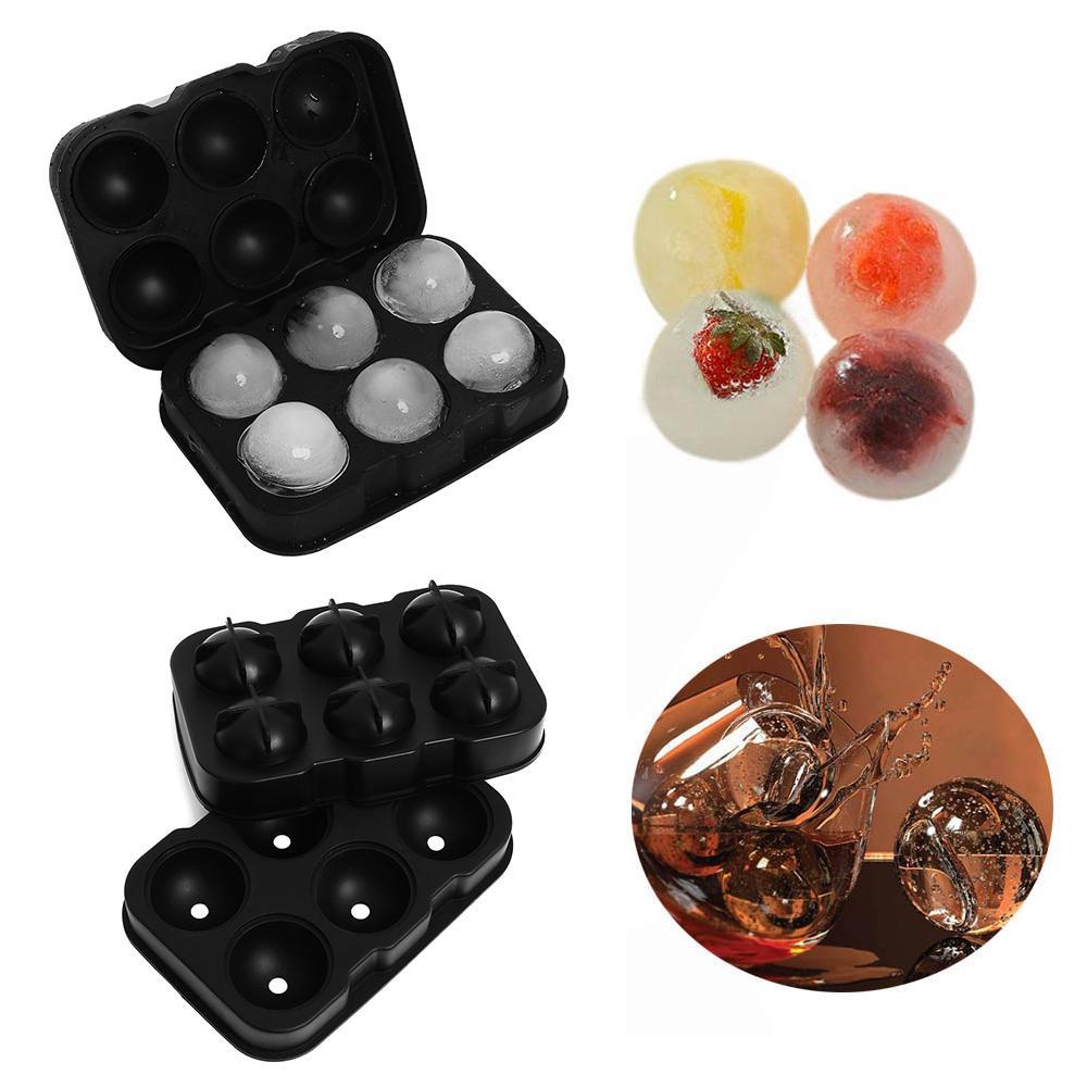 Khuôn Silicone Làm Đá Viên 4 / 6 Ngăn Tiện Dụng