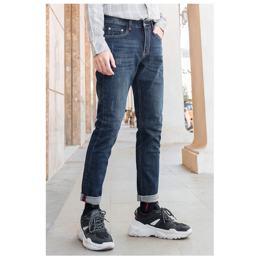 Quần Dài Jean Nam Slimfit Đơn Giản Y2010 B35 19585 |YaMe|