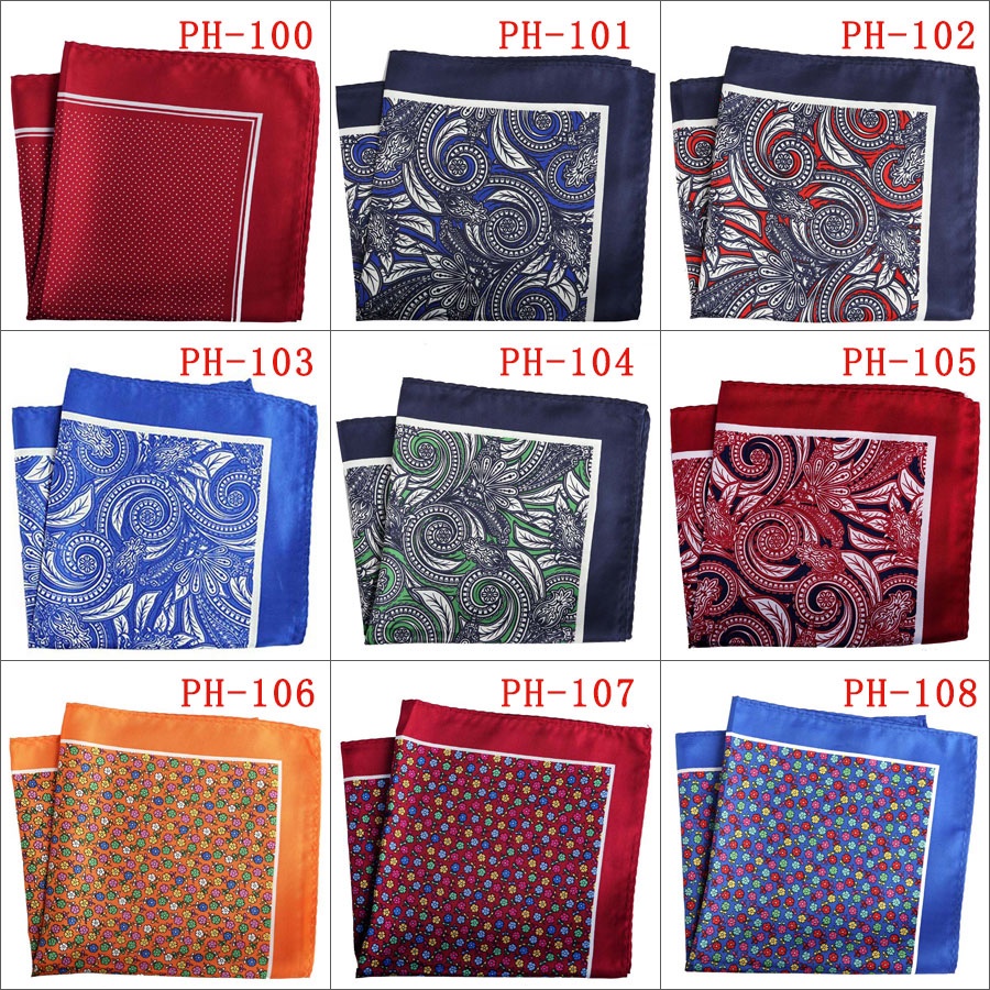 Hot! Khăn Tay Vuông Cỡ Lớn 33X33Cm Họa Tiết Chấm Bi Sang Trọng Cho Nam