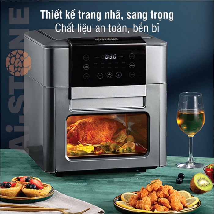 Nồi chiên không dầu Ai-STONE Ai-6800 Dung tích 12L - Bảo hành 12 tháng