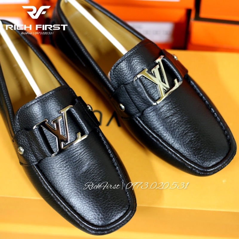 Giày Moca LV Da Bò