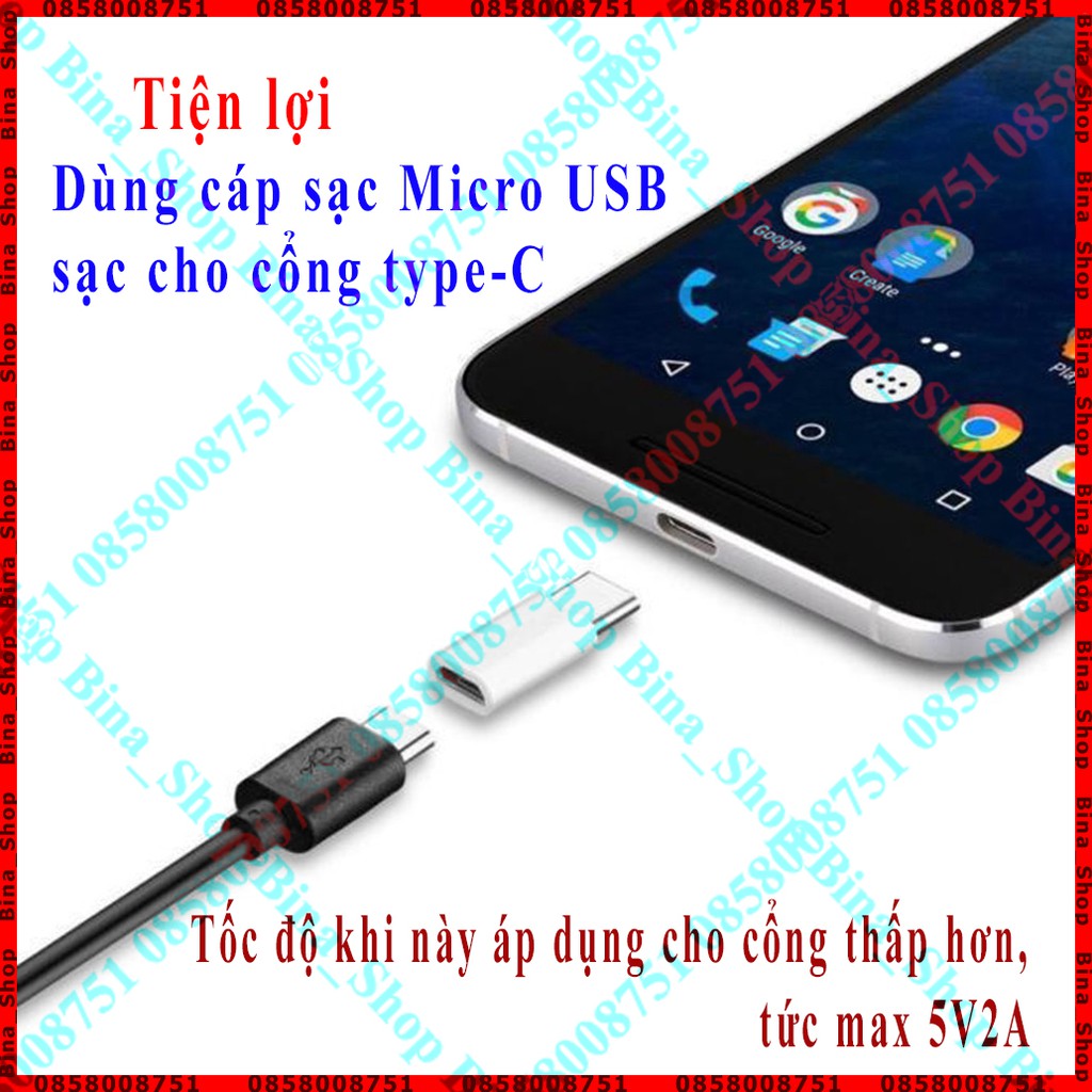 Đầu chuyển adapter Type-C/Micro-USB, MicroUSB/Type C, Lightning/MicroUSB, Lightning/TypeC, Type-C/USB tiện dụng