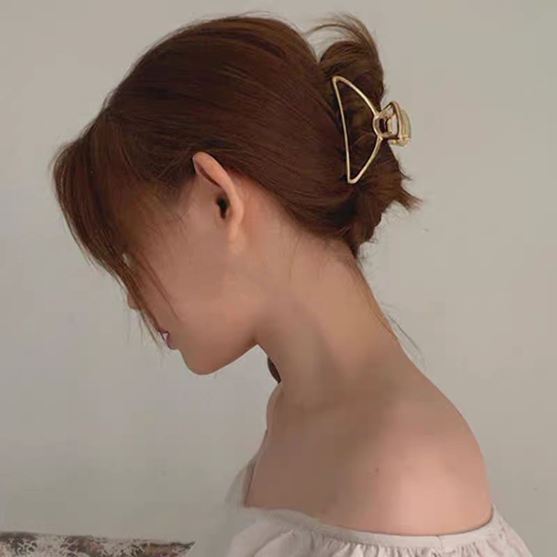 [4 mẫu]Kẹp Tóc Nữ Hottrend Cặp Càng Cua Kim Loại Sang Chảnh Xinh Xắn KT21D