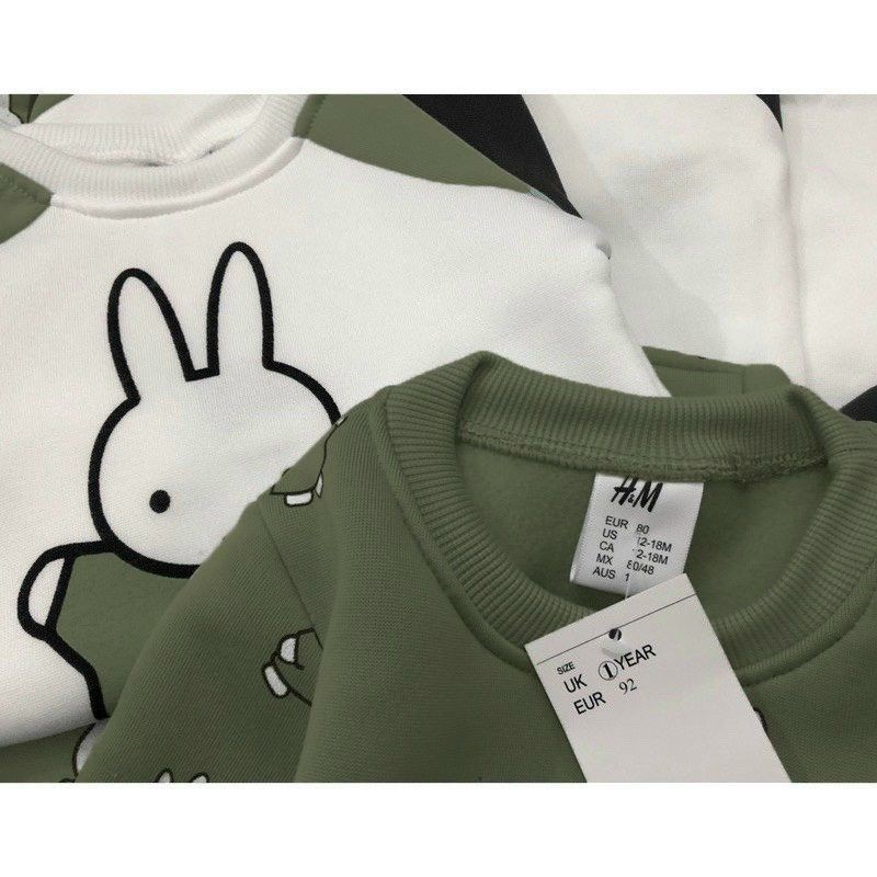 COMBO 2 BỘ THỎ BỈ BÔNG XANH TRẮNG CHO BÉ