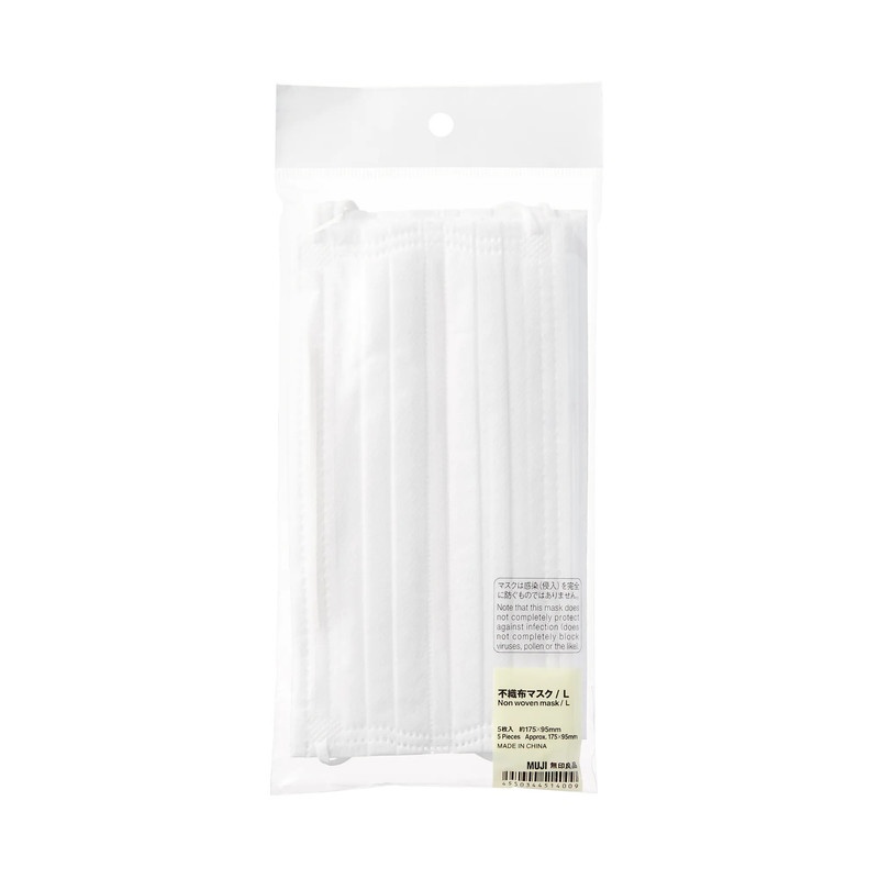 Muji Khẩu Trang Vải Không Dệt (L)