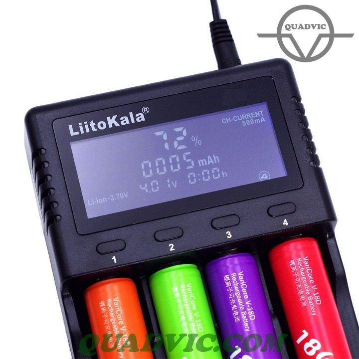 LiitoKala Lii-500 18650 Bộ sạc pin thông minh Ni-MH  BH 6 tháng QUADVIC.COM N00245