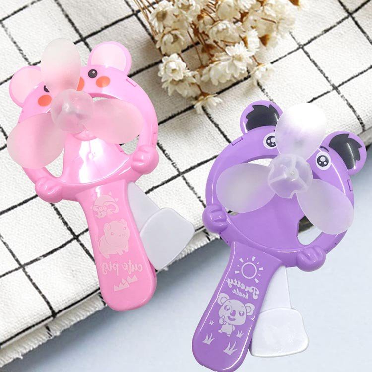 Quạt bóp tay Quạt Cầm Tay Hình Thú Ngộ Nghĩnh Đa Dạng Mẫu