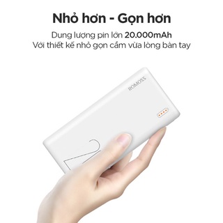 Pin dự phòng Romoss simple 20 dung lượng 20.000mAh