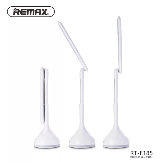 [FREE SHIP] REMAX RT-E185 TIME SERIES LED: Đèn bàn LED tích điện chống cận 3 chế độ sáng - Hiển thị Ngày,Giờ,Nhiệt độ và