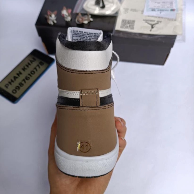 [FREE SHIP] Giày Cổ C𝐚𝐨, Giày JD Nâu Đen Cổ Cao Hàng Cao Cấp Nam Nữ Full Box | BigBuy360 - bigbuy360.vn