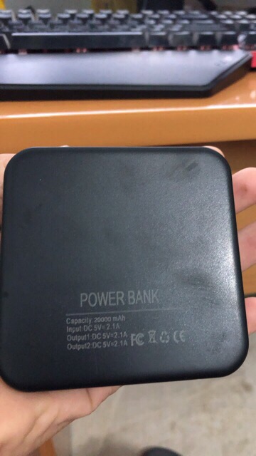Sạc dự phòng mini 20000mah hình vuông mẫu mới __NgaanhShop