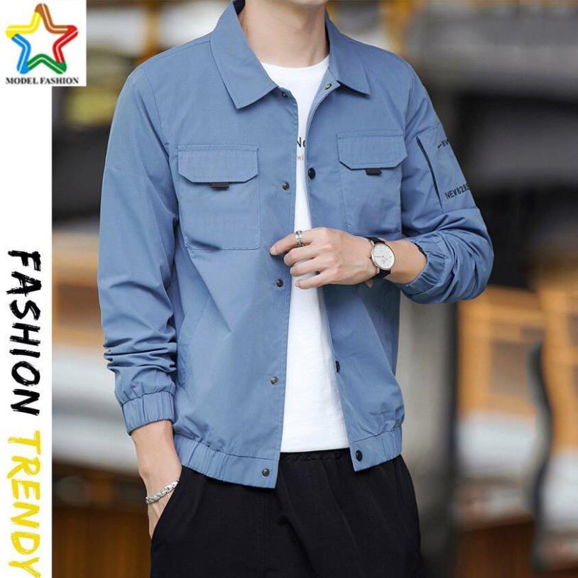 Áo khoác kaki nam Model fashion bomber TRENDY 2020 AKK19
