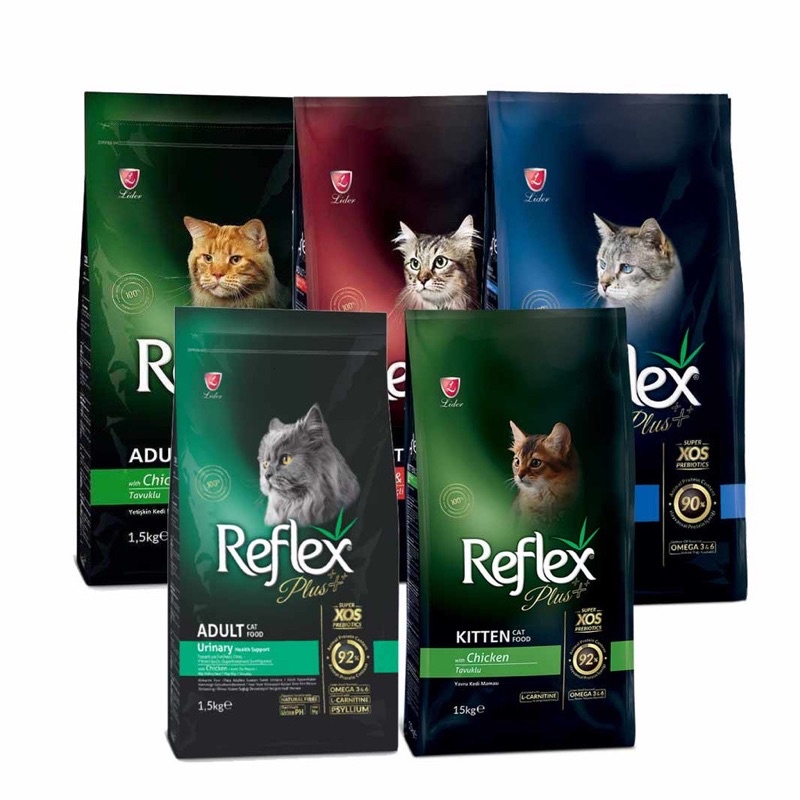 Hạt Cho Mèo REFLEX 1,5kg - Thức Ăn Dành Cho Mèo Con &amp; Mèo Trưởng Thành Thổ Nhĩ Kỳ