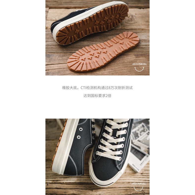 Maden Đôi Giày  Bằng Vải Bố Thời Trang Hàn Quốc Độc Đáo Dành Cho Nam 2021