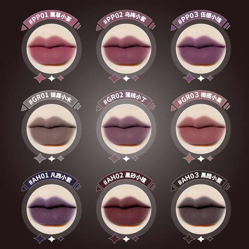 Leemember Son Kem Lì Màu Nhung Mịn Trang Điểm Xinh Xắn