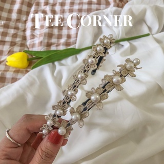 Băng Đô  Cài Tóc Hoa Đính Đá Trẻ Trung