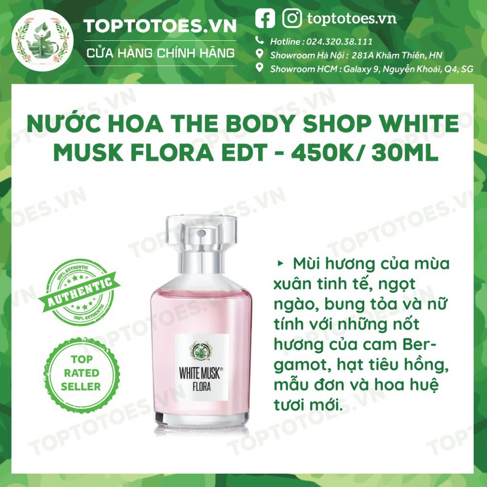 SALE MÙA HÈ Nước hoa The Body Shop White musk/ White musk Flora/ White musk L’eau/ Black musk SALE MÙA HÈ