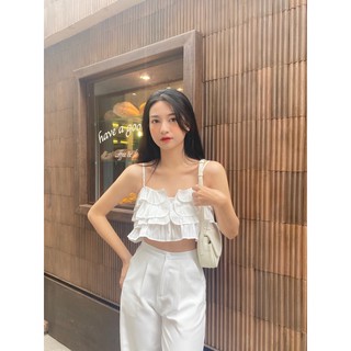 ÁO CROTOP HAI DÂY XẾP TẦNG SAKURA