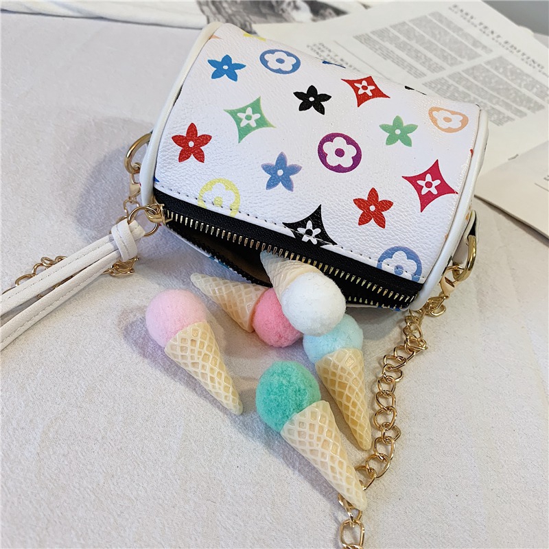 Túi đeo chéo có khóa kéo thời trang cho bé gái