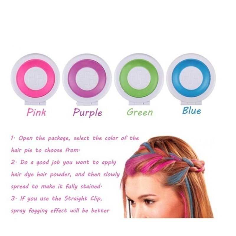 Phấn nhuộm tóc tạm thời có 4 màu tiện lợi chất lượng | BigBuy360 - bigbuy360.vn