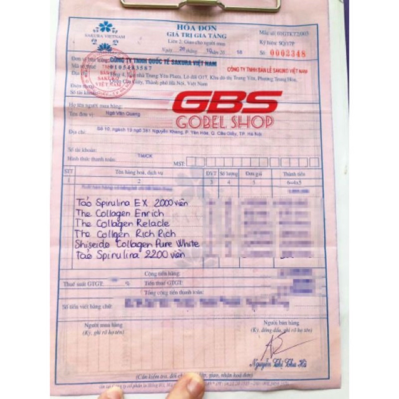 Tảo Xoắn Tem Đỏ 2200 viên Spirulina Nội Địa Nhật Bản