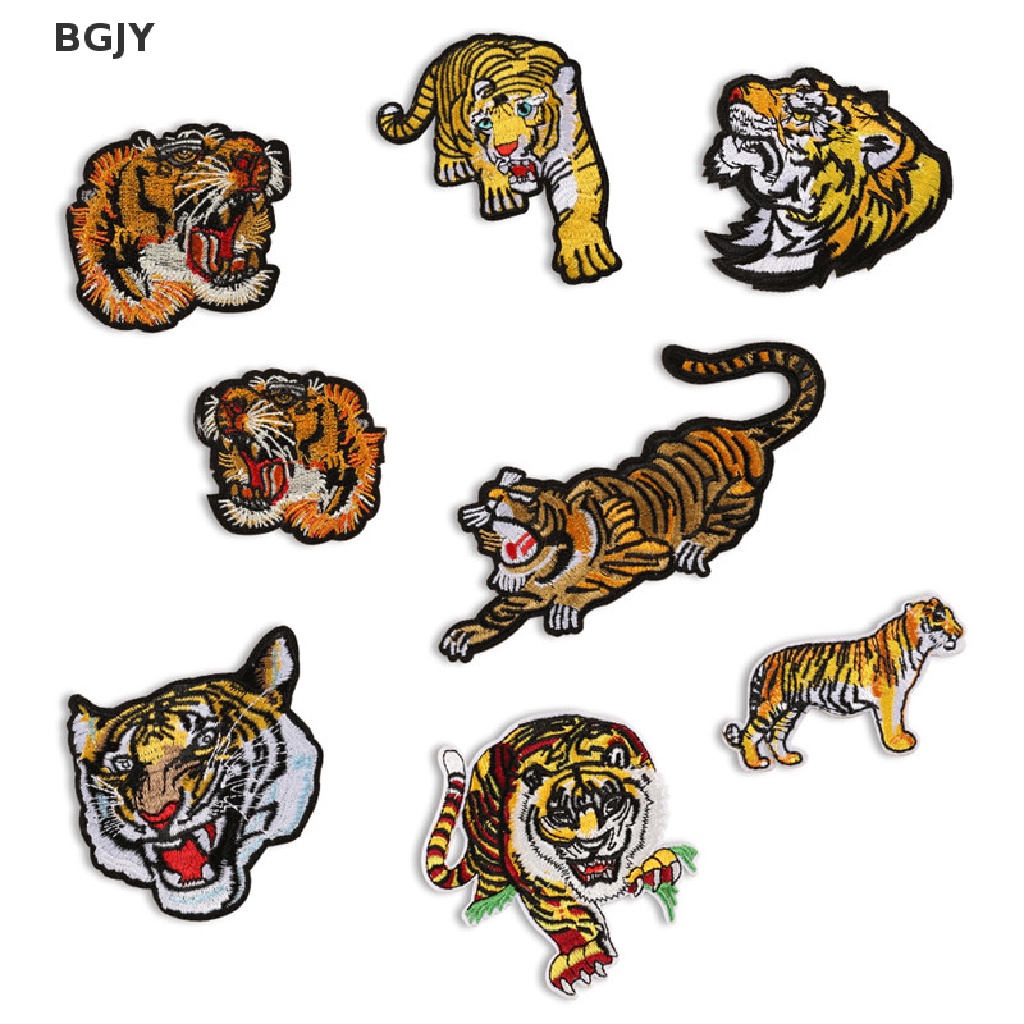 Sticker Ủi Thêu Hình Hổ Cá Tính Mới
