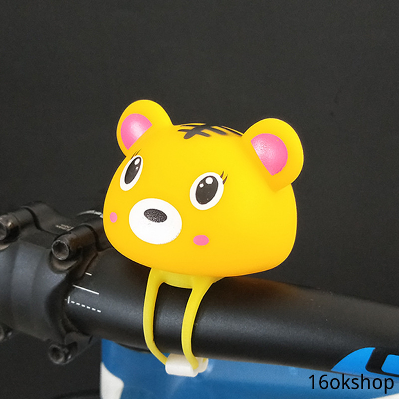 Mô hình động vật kèm dây gắn tay lái xe đạp/xe máy dễ thương