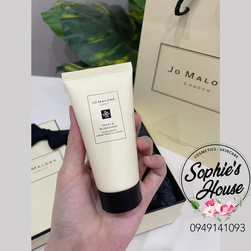 Fullbox kèm túi / Kem tay Jo Malone Peony &amp; Blush Suede 50ml