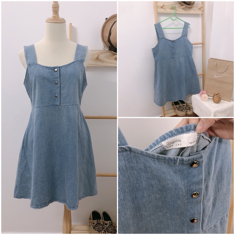 Đầm bò đầm jeans denim dưới 65 kg