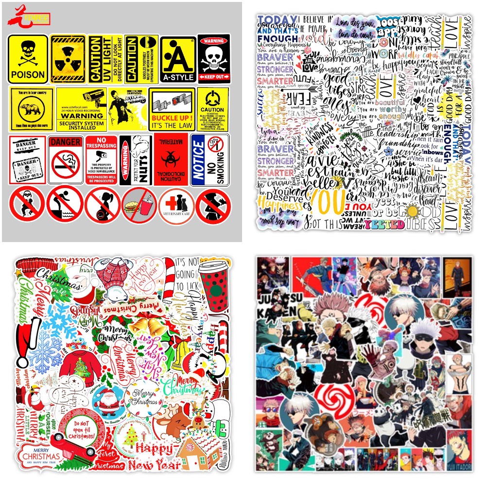 Sticker trang trí laptop, xe hơi nhiều mẫu mã lựa chọn
