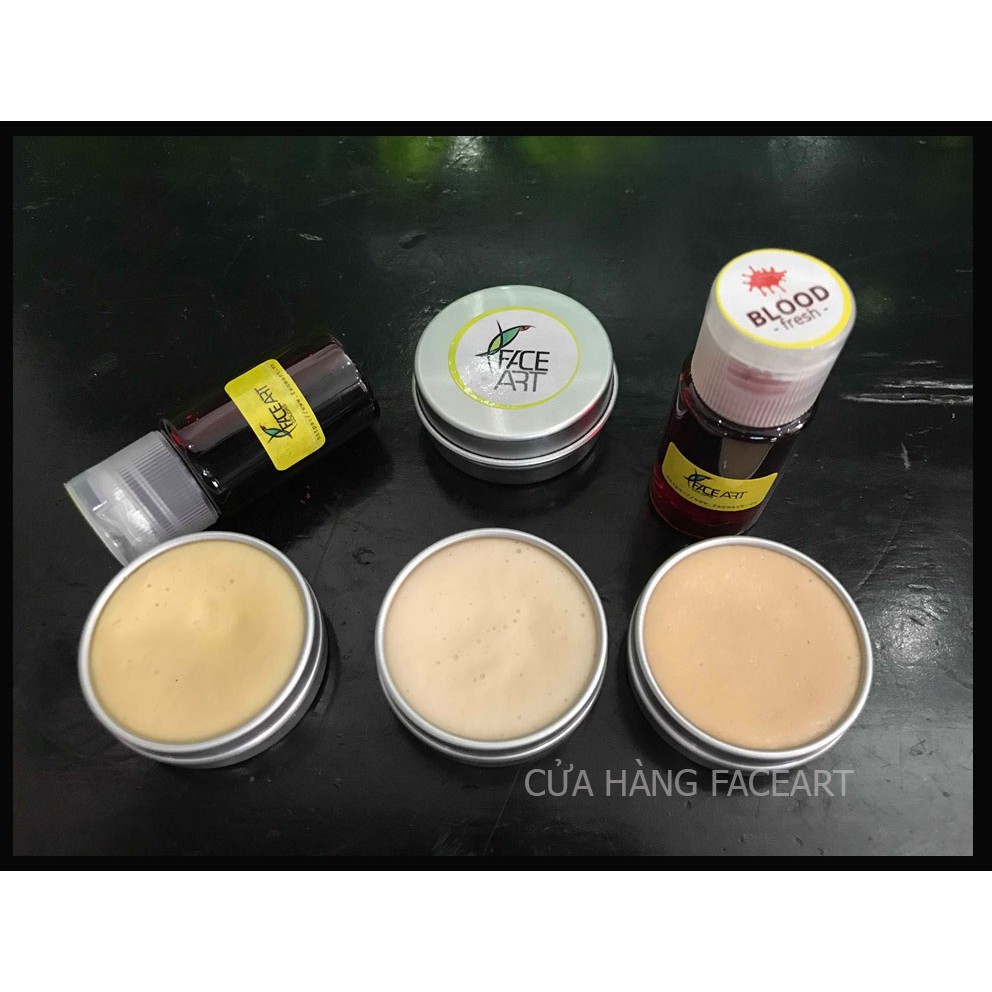 BỘ DỤNG CỤ HÓA TRANG VẾT THƯƠNG HALLOWEEN  - BỘ DỤNG CỤ HÓA TRANG VẾT SẸO