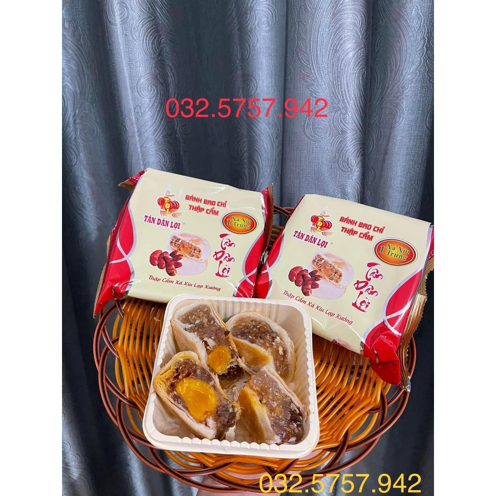 Bánh Pía  Thập cẩm xá xíu Tân Dân Lợi 200g thơm ngon