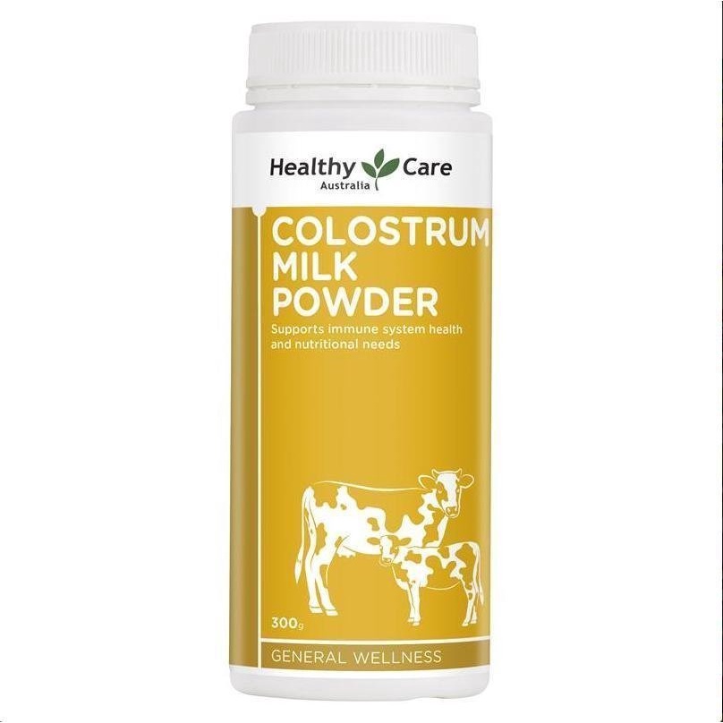 Sữa bò non Healthy Care Colostrum Milk Powder 300g Úc mẫu mới