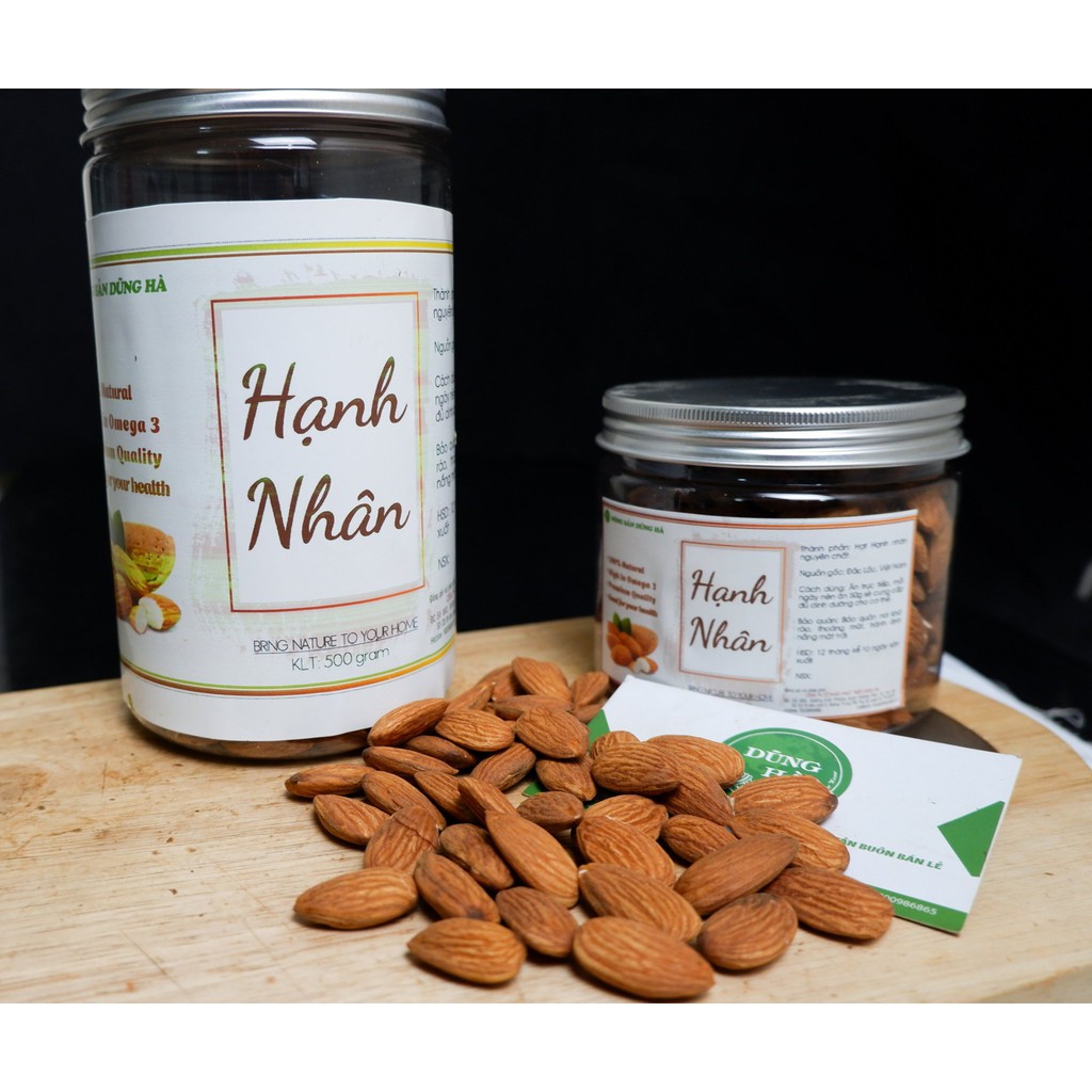 Nhân hạnh nhân chín tách vỏ 100gram và 500gram