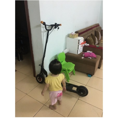 Bộ chế xe scooter đường kính 20cm cả lốp.8 inch. kít chế xe scooter, kit chế xe lăn điện, kit chế xe điện chở hàng NAMHP