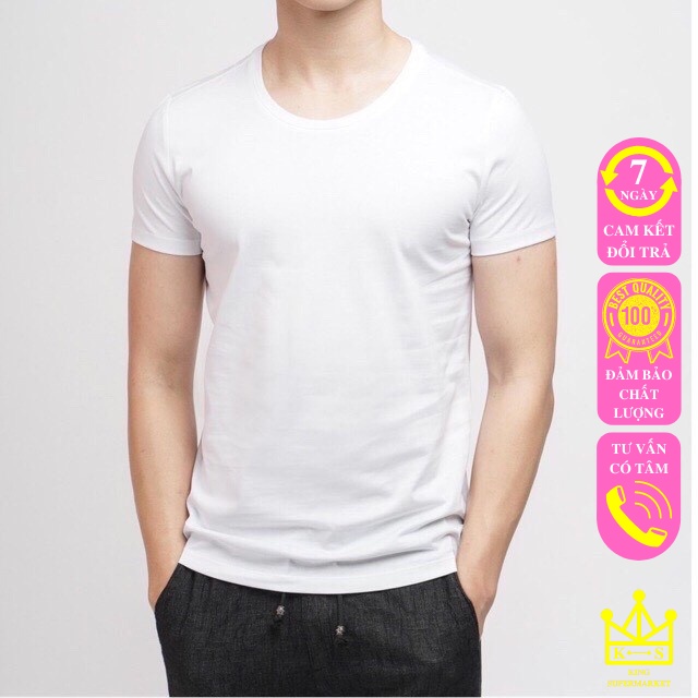 Set 5 áo cộc tay và 3 lỗ, Áo thun nam Quốc Dân