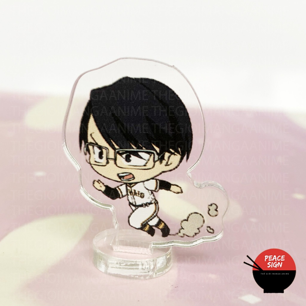 ( MINI 3cm ) Standee My hero academia ver BÓNG CHÀY anime mô hình Học viện anh hùng chibi mica trưng bày