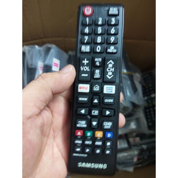 HÀNG ZIN THEO MÁY - Điều khiển cơ Sam sung 2 nut trắng, hàng cao cấp vào tất cả các đời tivi sam sung 2k, 4k
