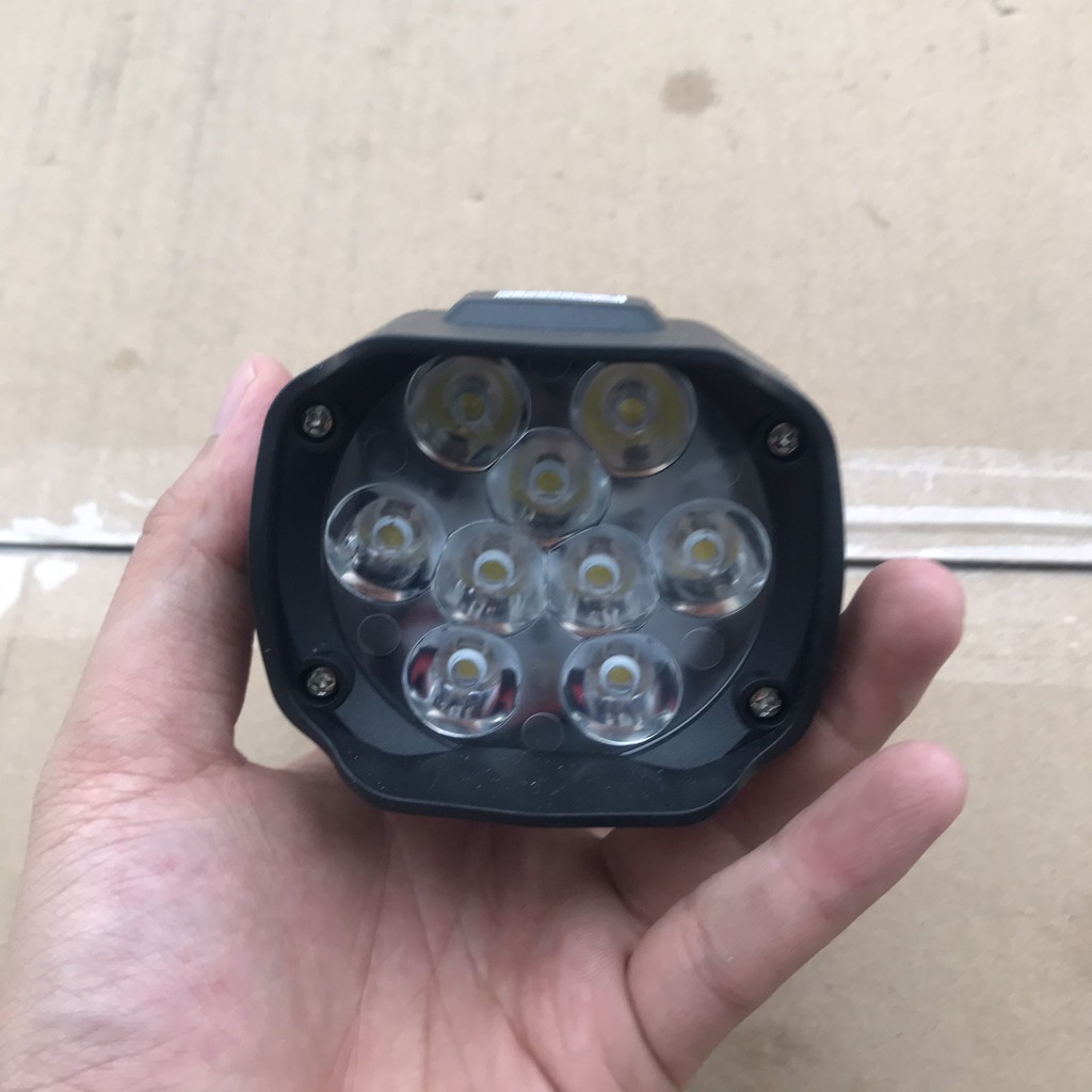 [Siêu sáng] Bóng đèn trợ sáng 9 bóng | Đèn trợ sáng Led  L5 (12-80V) chính hãng