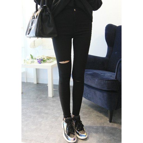 Quần Jeans Đen Bigsize Co giãn Size 38-42 85-110kg