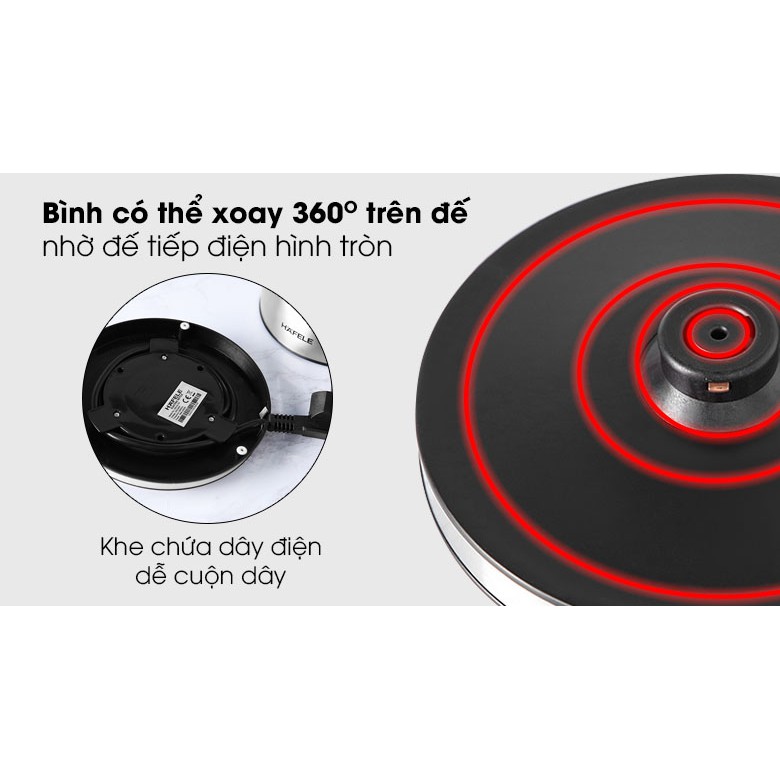 Ấm đun siêu tốc HafeleT-907B - Hàng chính hãng